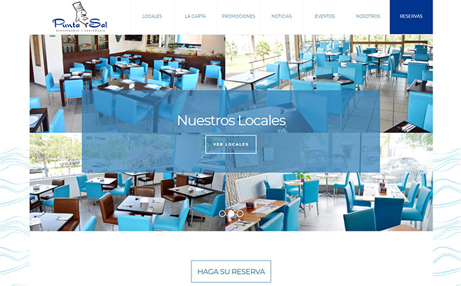 美食行業網站建設