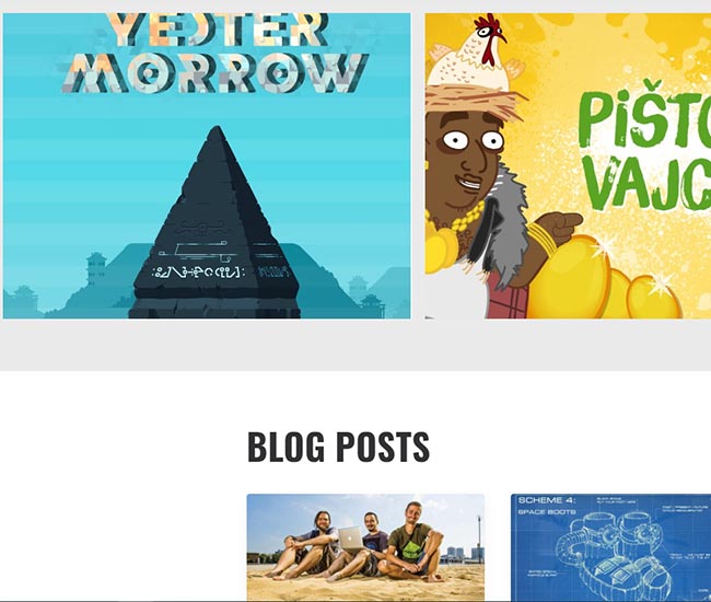 游戲行業網站建設